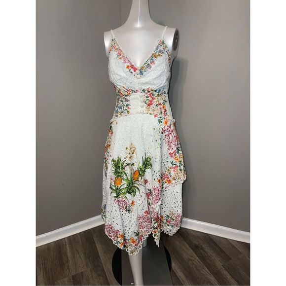 FARM Rio Floral White Dress - Picture 8 of 9